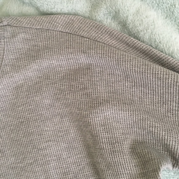 cotton on gray waffle knit long sleeve - Picture 2 of 2